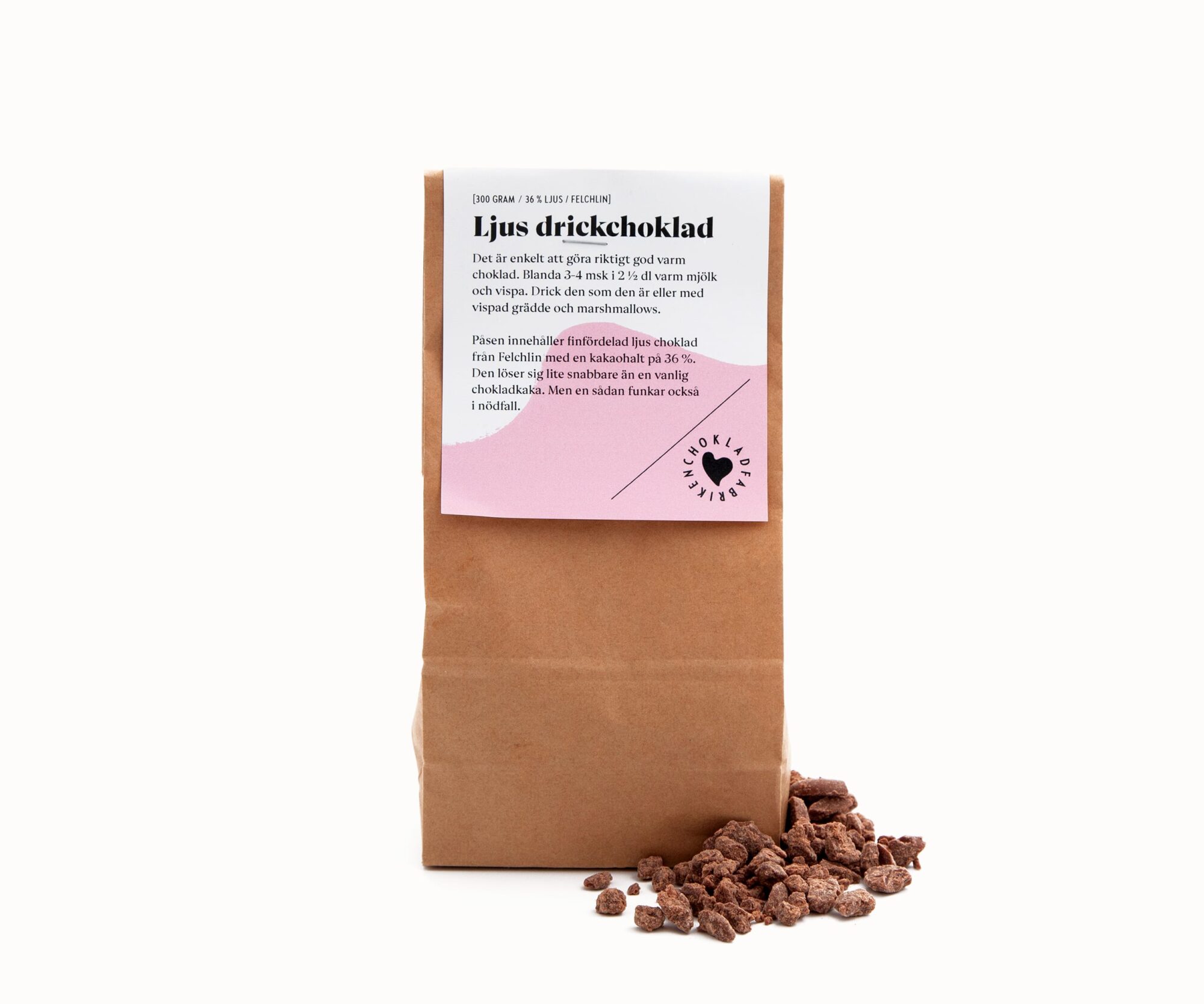 Ljus drickchoklad 300 g
